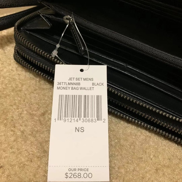 Michael Kors Men's Signature Money Bag Wallet NWT - Picture 8 of 8